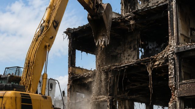 West Norriton Demolition Begins Following Major Fire Incident