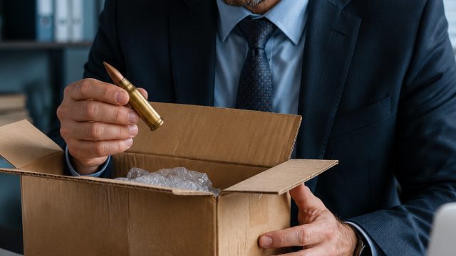 Security Concerns Rise as Ammunition Parcel Sent to Banking Executive