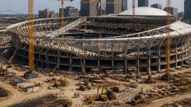 New Stadium Construction in New Orleans Boosts Local Economy