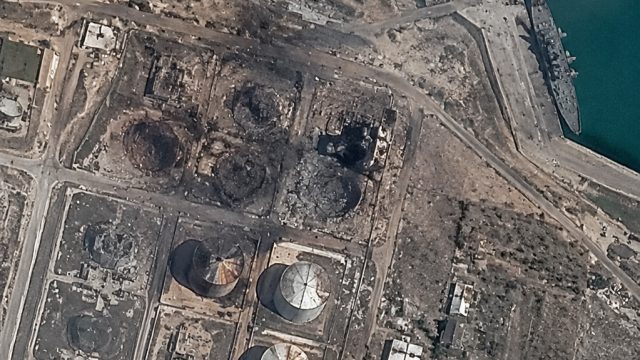 Recent Satellite Footage Reveals Impact of Ukrainian Strikes on Crimea