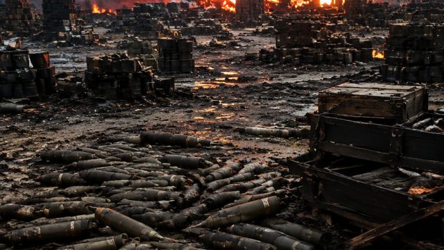 Major Ukrainian Strike Impacts Russian Ammunition Stockpile